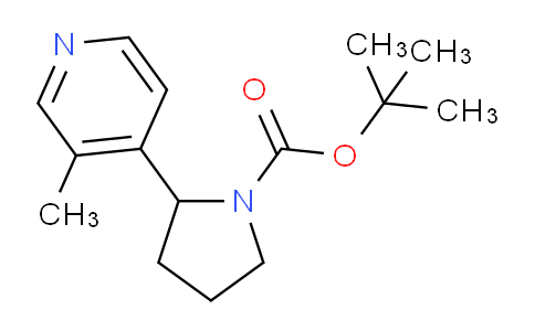 CAS No. 1352526-02-3, tert-Butyl 2-(3-methylpyridin-4-yl)pyrrolidine-1-carboxylate
