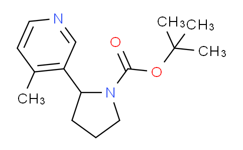 CAS No. 1352491-24-7, tert-Butyl 2-(4-methylpyridin-3-yl)pyrrolidine-1-carboxylate