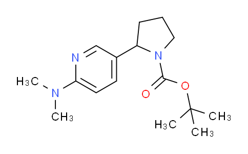 CAS No. 1352526-24-9, tert-Butyl 2-(6-(dimethylamino)pyridin-3-yl)pyrrolidine-1-carboxylate