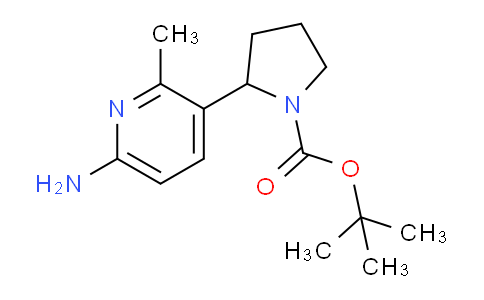 CAS No. 1352486-99-7, tert-Butyl 2-(6-amino-2-methylpyridin-3-yl)pyrrolidine-1-carboxylate