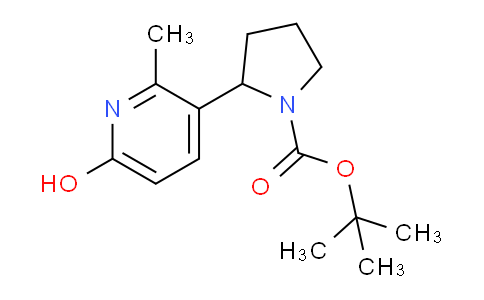 CAS No. 1352501-80-4, tert-Butyl 2-(6-hydroxy-2-methylpyridin-3-yl)pyrrolidine-1-carboxylate