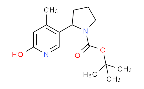 CAS No. 1352521-07-3, tert-Butyl 2-(6-hydroxy-4-methylpyridin-3-yl)pyrrolidine-1-carboxylate