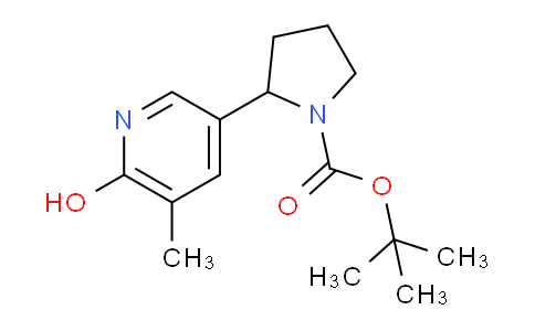 CAS No. 1352509-69-3, tert-Butyl 2-(6-hydroxy-5-methylpyridin-3-yl)pyrrolidine-1-carboxylate