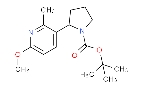 CAS No. 1352483-50-1, tert-Butyl 2-(6-methoxy-2-methylpyridin-3-yl)pyrrolidine-1-carboxylate