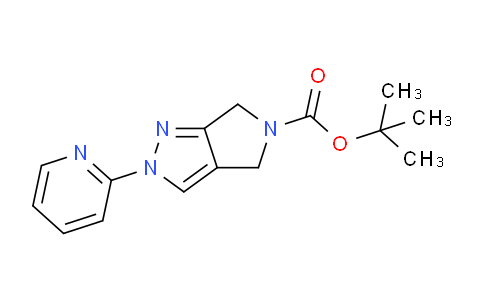 CAS No. 1395493-04-5, tert-Butyl 2-(pyridin-2-yl)-4,6-dihydropyrrolo[3,4-c]pyrazole-5(2H)-carboxylate
