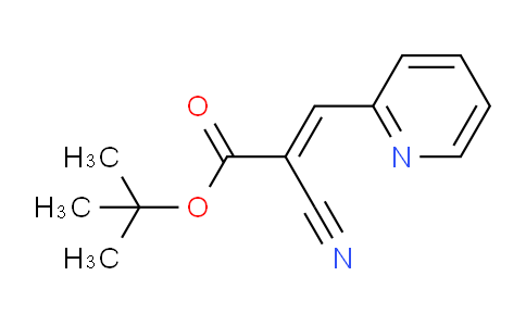 CAS No. 2044707-29-9, tert-Butyl 2-cyano-3-(pyridin-2-yl)acrylate