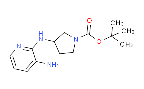 CAS No. 1417794-17-2, tert-Butyl 3-((3-aminopyridin-2-yl)amino)pyrrolidine-1-carboxylate