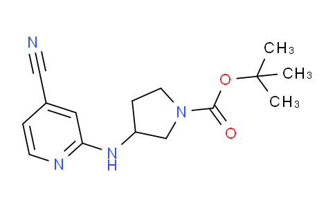 CAS No. 1261236-00-3, tert-Butyl 3-((4-cyanopyridin-2-yl)amino)pyrrolidine-1-carboxylate