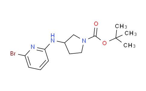 CAS No. 1289388-24-4, tert-Butyl 3-((6-bromopyridin-2-yl)amino)pyrrolidine-1-carboxylate