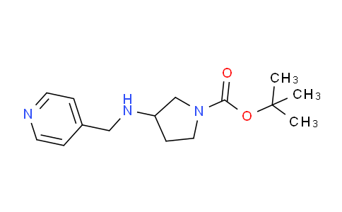 CAS No. 886364-95-0, tert-Butyl 3-((pyridin-4-ylmethyl)amino)pyrrolidine-1-carboxylate