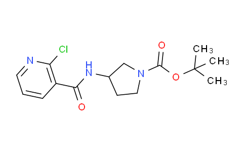 CAS No. 1353989-82-8, tert-Butyl 3-(2-chloronicotinamido)pyrrolidine-1-carboxylate