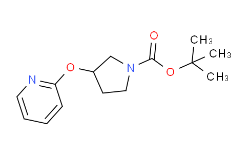 CAS No. 954232-14-5, tert-Butyl 3-(pyridin-2-yloxy)pyrrolidine-1-carboxylate