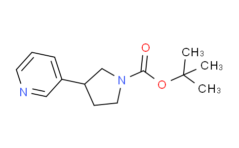 CAS No. 874218-24-3, tert-Butyl 3-(pyridin-3-yl)pyrrolidine-1-carboxylate