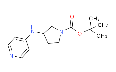CAS No. 887578-87-2, tert-Butyl 3-(pyridin-4-ylamino)pyrrolidine-1-carboxylate