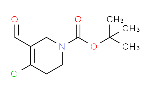 CAS No. 885275-20-7, tert-Butyl 4-chloro-3-formyl-5,6-dihydropyridine-1(2H)-carboxylate