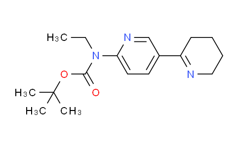 CAS No. 1352492-59-1, tert-Butyl ethyl(3,4,5,6-tetrahydro-[2,3'-bipyridin]-6'-yl)carbamate