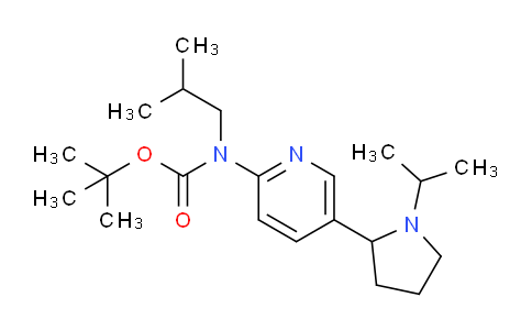 MC664371 | 1352494-34-8 | tert-Butyl isobutyl(5-(1-isopropylpyrrolidin-2-yl)pyridin-2-yl)carbamate