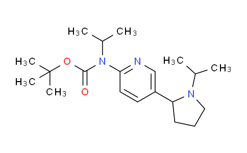 CAS No. 1352501-47-3, tert-Butyl isopropyl(5-(1-isopropylpyrrolidin-2-yl)pyridin-2-yl)carbamate