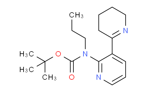 CAS No. 1352531-87-3, tert-Butyl propyl(3,4,5,6-tetrahydro-[2,3'-bipyridin]-2'-yl)carbamate