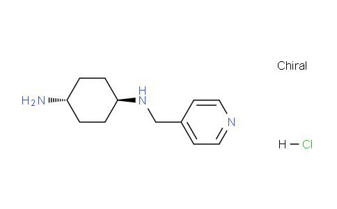 CAS No. 1286274-93-8, trans-N1-(Pyridin-4-ylmethyl)cyclohexane-1,4-diamine hydrochloride