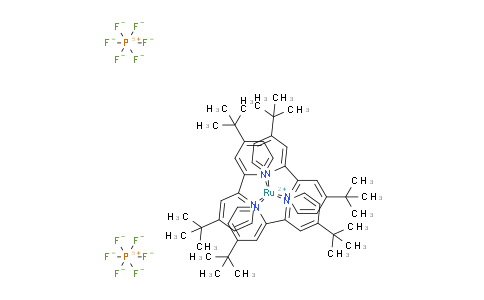 CAS No. 75777-87-6, Tris[4,4'-di-tert-butyl-(2,2')-bipyridine]ruthenium(III) dihexafluorophosphate