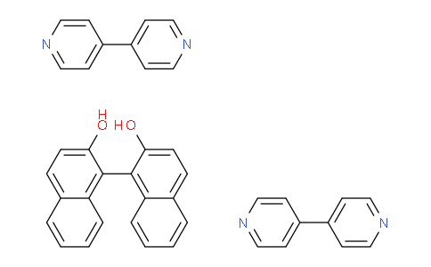 CAS No. 790229-53-7, [1,1'-Binaphthalene]-2,2'-diol compound with 4,4'-bipyridine (1:2)