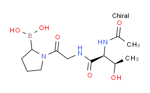 CAS No. 915283-88-4, (1-(2-((2S,3R)-2-Acetamido-3-hydroxybutanamido)acetyl)pyrrolidin-2-yl)boronic acid
