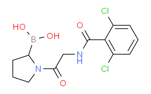 CAS No. 915283-69-1, (1-(2-(2,6-Dichlorobenzamido)acetyl)pyrrolidin-2-yl)boronic acid