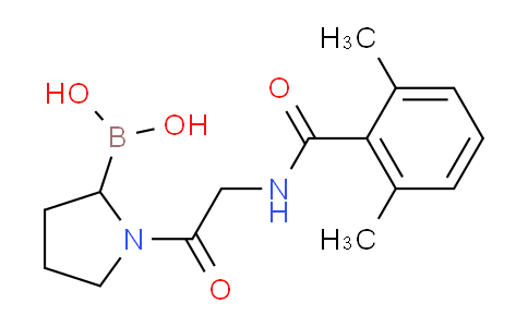 CAS No. 915285-02-8, (1-(2-(2,6-Dimethylbenzamido)acetyl)pyrrolidin-2-yl)boronic acid