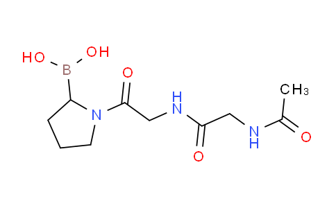 CAS No. 915283-87-3, (1-(2-(2-Acetamidoacetamido)acetyl)pyrrolidin-2-yl)boronic acid
