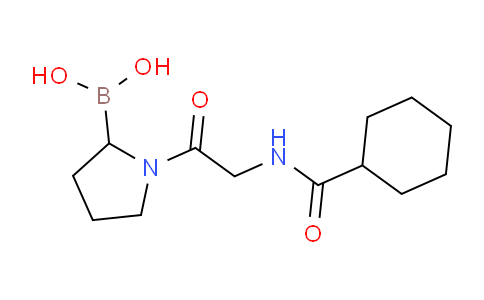 CAS No. 915283-70-4, (1-(2-(Cyclohexanecarboxamido)acetyl)pyrrolidin-2-yl)boronic acid