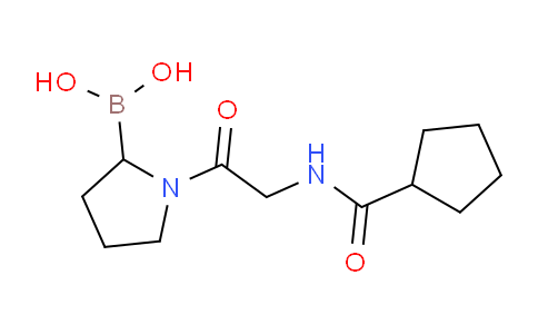 CAS No. 915283-71-5, (1-(2-(Cyclopentanecarboxamido)acetyl)pyrrolidin-2-yl)boronic acid