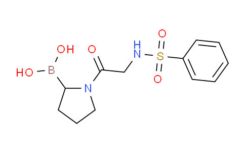 CAS No. 915283-83-9, (1-(2-(Phenylsulfonamido)acetyl)pyrrolidin-2-yl)boronic acid