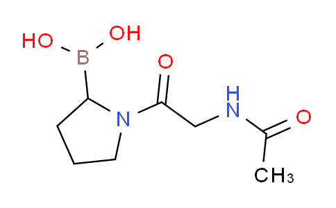 CAS No. 915283-64-6, (1-(2-Acetamidoacetyl)pyrrolidin-2-yl)boronic acid