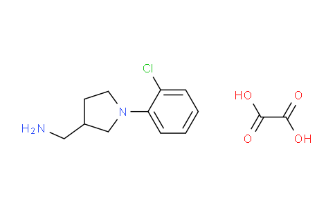 CAS No. 1177297-90-3, (1-(2-Chlorophenyl)pyrrolidin-3-yl)methanamine oxalate