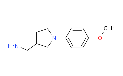CAS No. 933723-96-7, (1-(4-Methoxyphenyl)pyrrolidin-3-yl)methanamine