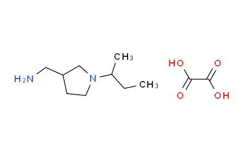 CAS No. 1203103-80-3, (1-(Sec-Butyl)pyrrolidin-3-yl)methanamine oxalate
