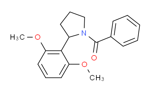 CAS No. 1355218-77-7, (2-(2,6-Dimethoxyphenyl)pyrrolidin-1-yl)(phenyl)methanone