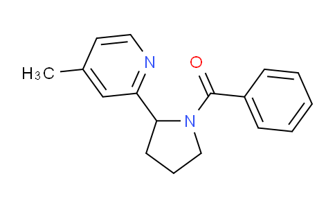 DY664519 | 1352532-18-3 | (2-(4-Methylpyridin-2-yl)pyrrolidin-1-yl)(phenyl)methanone