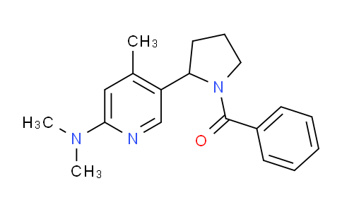 CAS No. 1352523-55-7, (2-(6-(Dimethylamino)-4-methylpyridin-3-yl)pyrrolidin-1-yl)(phenyl)methanone