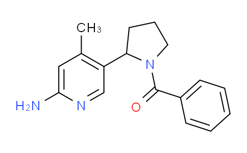 CAS No. 1352523-01-3, (2-(6-Amino-4-methylpyridin-3-yl)pyrrolidin-1-yl)(phenyl)methanone