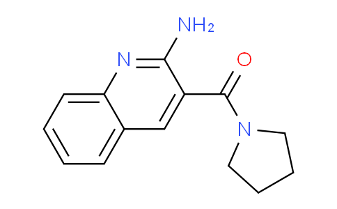 CAS No. 33543-42-9, (2-Aminoquinolin-3-yl)(pyrrolidin-1-yl)methanone