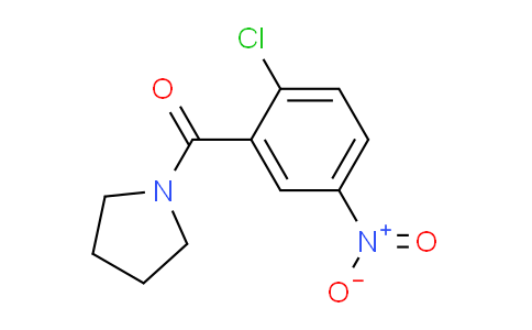 CAS No. 333346-19-3, (2-Chloro-5-nitrophenyl)(pyrrolidin-1-yl)methanone