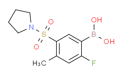 CAS No. 1704121-29-8, (2-fluoro-4-methyl-5-(pyrrolidin-1-ylsulfonyl)phenyl)boronic acid
