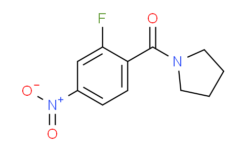 CAS No. 1411990-19-6, (2-Fluoro-4-nitrophenyl)(pyrrolidin-1-yl)methanone