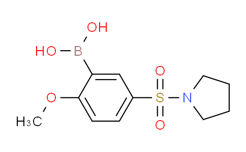 CAS No. 1704080-33-0, (2-methoxy-5-(pyrrolidin-1-ylsulfonyl)phenyl)boronic acid