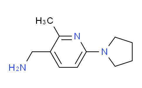 CAS No. 1355215-09-6, (2-Methyl-6-(pyrrolidin-1-yl)pyridin-3-yl)methanamine