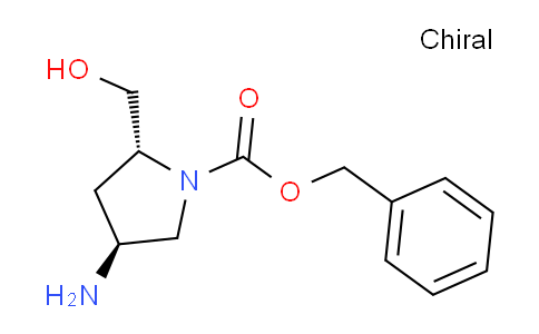 CAS No. 1279200-14-4, (2R,4S)-Benzyl 4-amino-2-(hydroxymethyl)pyrrolidine-1-carboxylate