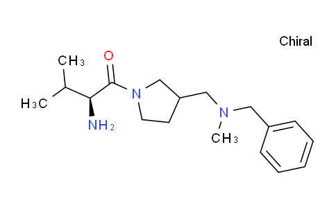 CAS No. 1354029-05-2, (2S)-2-Amino-1-(3-((benzyl(methyl)amino)methyl)pyrrolidin-1-yl)-3-methylbutan-1-one