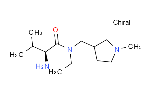 CAS No. 1354024-55-7, (2S)-2-Amino-N-ethyl-3-methyl-N-((1-methylpyrrolidin-3-yl)methyl)butanamide